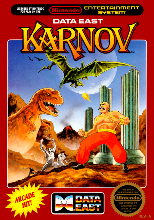 Karnov (USA) box art